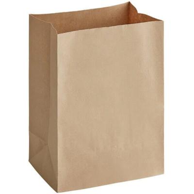8lb. Kraft Brown SOS Paper Bags